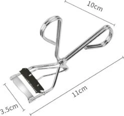 INTER-ESQUE® Wimperkruller - Eyelash Curler + 3x Gratis Extra Siliconen Pad & 3x Extra Kam - Zilver -Mode Cosmetica Winkel 1200x1123 6