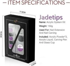 Acrylnagels Set | Nail Art | Liquid MMA Free | Wit, Roze & Transparant 23 Acrylnagels Set | Nail Art | Liquid MMA Free | Wit, Roze & Transparant -Mode Cosmetica Winkel 1200x1129 5