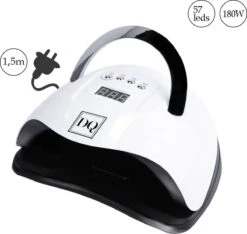 DANIQQI - 180 Watt UV LED Lamp Gelnagels - 57 LED Lampen- Nagel - UV - LED Lamp - Wit - Zwart - Nagellamp - Nail Dryer - Nagels - Salon - Timer - Professioneel - Super Krachtig - Extra Lang Snoer - Moederdag -Mode Cosmetica Winkel 1200x1137 1