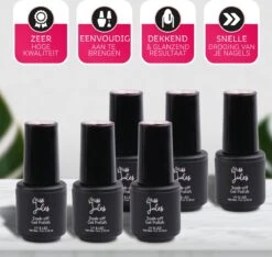 Miss Jules - 6-Delige Gellak Starterspakket - Nagellak - Kleur Rood & Roze - Glanzend & Dekkend Resultaat 13 Miss Jules - 6-Delige Gellak Starterspakket - Nagellak - Kleur Rood & Roze - Glanzend & Dekkend Resultaat -Mode Cosmetica Winkel 1200x1138 2