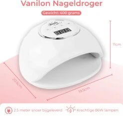 Vanilon UV Lamp Gelnagels - Gellak Nagel Droger - 86W LED - 2,5 Meter Snoer 16 Vanilon UV Lamp Gelnagels - Gellak Nagel Droger - 86W LED - 2,5 Meter Snoer -Mode Cosmetica Winkel 1200x1138 4