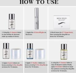 Brow Lift-Lamination – Nieuwe Behandeling Voor Mooier, Voller En Sprekende Wenkbrauwen. Krachtige Maar Natuurlijke Uitstraling. Meerdere Behandelingen. -Mode Cosmetica Winkel 1200x1149 2