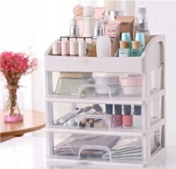 Make Up Organizer Met Lade - Cosmetica Opbergdoos - Sieradendoos - Beauty -Mode Cosmetica Winkel 1200x1149 7