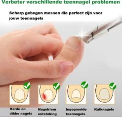 Merkloos Nageltang Met Gebogen Bek + Vijl - Nagelknipper Set - Pedicure Set -Mode Cosmetica Winkel 1200x1153