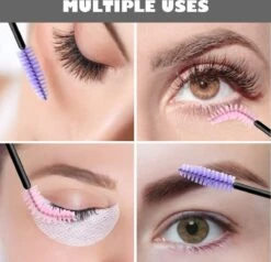 Vardaan Wegwerp Wimper & Wenkbrauw Borstels - Mascara Borsteltjes - Paarse & Roze Borsteltjes Voor Makeup - Mascara Borstel - 50 Stuks -Mode Cosmetica Winkel 1200x1158 16