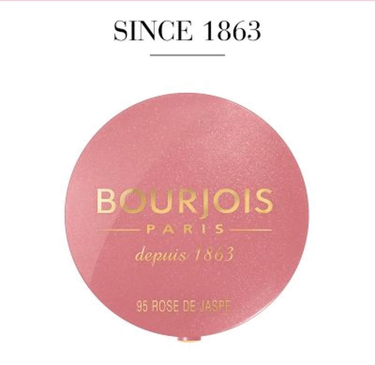 Bourjois Little Rount Pot Blush 095 Rose De Jaspe 4 Bourjois Little Rount Pot Blush 095 Rose De Jaspe - Afbeelding 4