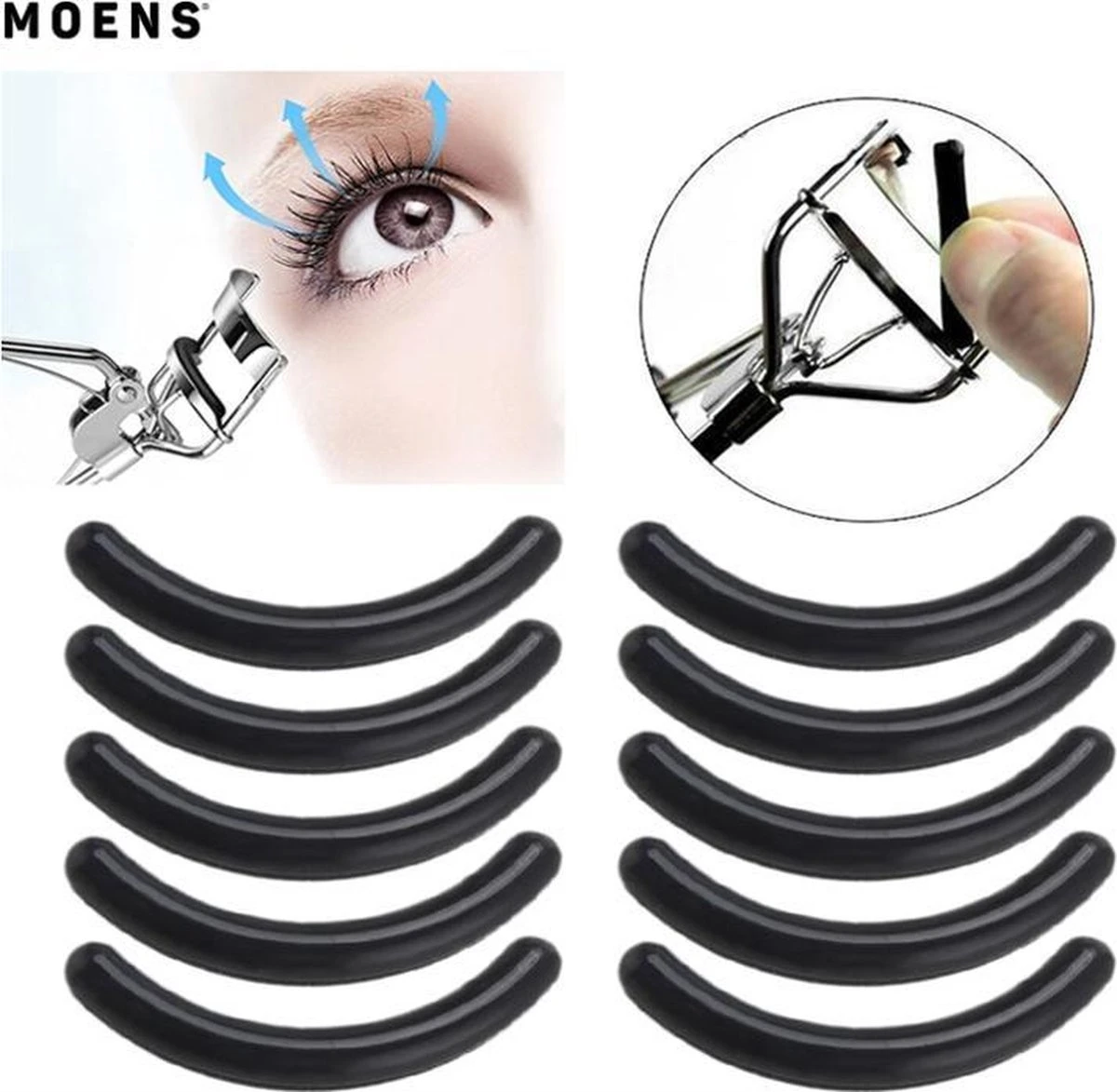 MOENS® Wimper Pads - Siliconen Pads Voor Wimperkruller - 20 Stuks 3 MOENS® Wimper Pads - Siliconen Pads Voor Wimperkruller - 20 Stuks - Afbeelding 3