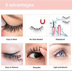 Nepwimpers - Nep Wimpers - Valse Wimpers - Lashes - False Lashes - Magnetische Wimpers - Magnetische Eyeliner - Miami -Mode Cosmetica Winkel 1200x1175 4