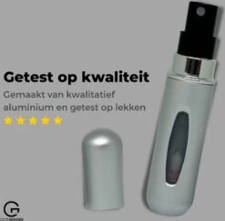 Cetins - Parfum Verstuiver Navulbaar - Mini Parfum Flesje - Reisflesje – Matt Grijs - -Mode Cosmetica Winkel 1200x1175 8