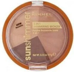 Rimmel London Rimmel - SunShimmer 3 In 1 Shimmering Bronzer Lustrous Powder 9.9 G 1 Gold Princess - -Mode Cosmetica Winkel 1200x1176 5