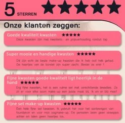 BeauRose Make Up Kwasten Set - Make Up Brush - Oogschaduw - Foundation Kwast - Poeder Kwast - Brush - Make Up - Cosmetica - Kwasten Set – Make Up Tasje - 12 Stuks 19 BeauRose Make Up Kwasten Set - Make Up Brush - Oogschaduw - Foundation Kwast - Poeder Kwast - Brush - Make Up - Cosmetica - Kwasten Set – Make Up Tasje - 12 Stuks -Mode Cosmetica Winkel 1200x1179 8