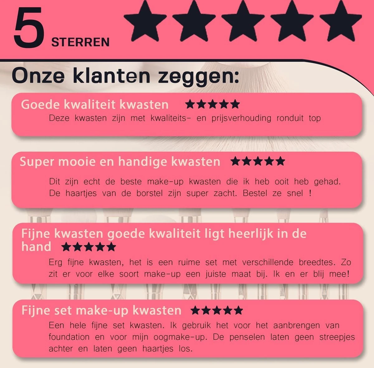 BeauRose Make Up Kwasten Set - Make Up Brush - Oogschaduw - Foundation Kwast - Poeder Kwast - Brush - Make Up - Cosmetica - Kwasten Set – Make Up Tasje - 12 Stuks 10 BeauRose Make Up Kwasten Set - Make Up Brush - Oogschaduw - Foundation Kwast - Poeder Kwast - Brush - Make Up - Cosmetica - Kwasten Set – Make Up Tasje - 12 Stuks - Afbeelding 10