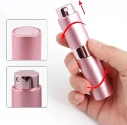 Scenty - Parfum Verstuiver Navulbaar - Mini Parfum Flesje - Reisflesje - Lichtroze -Mode Cosmetica Winkel 1200x1180 12