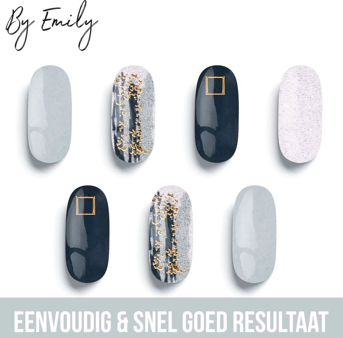 By Emily - Nagel Wrap - Classic Teal | 14 Stickers Per Vel | Nail Wrap | Nail Art | Trendy | Design | Nagellakvrij | Eenvoudig | Nagel Art | Nagel Wrap | Nagel Stickers | Folie | Zelfklevend | Sjablonen 2 By Emily - Nagel Wrap - Classic Teal | 14 Stickers Per Vel | Nail Wrap | Nail Art | Trendy | Design | Nagellakvrij | Eenvoudig | Nagel Art | Nagel Wrap | Nagel Stickers | Folie | Zelfklevend | Sjablonen - Afbeelding 2