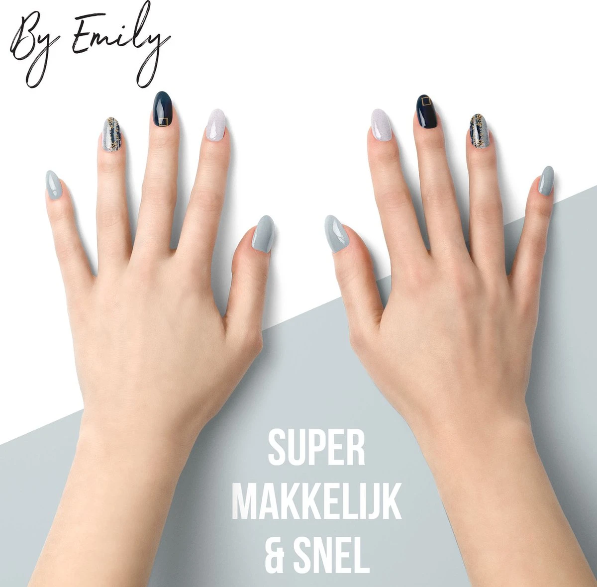 By Emily - Nagel Wrap - Classic Teal | 14 Stickers Per Vel | Nail Wrap | Nail Art | Trendy | Design | Nagellakvrij | Eenvoudig | Nagel Art | Nagel Wrap | Nagel Stickers | Folie | Zelfklevend | Sjablonen 5 By Emily - Nagel Wrap - Classic Teal | 14 Stickers Per Vel | Nail Wrap | Nail Art | Trendy | Design | Nagellakvrij | Eenvoudig | Nagel Art | Nagel Wrap | Nagel Stickers | Folie | Zelfklevend | Sjablonen - Afbeelding 5