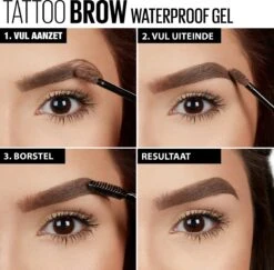 Maybelline Tattoo Brow Waterproof Wenkbrauwgel - 02 Soft Brown 17 Maybelline Tattoo Brow Waterproof Wenkbrauwgel - 02 Soft Brown -Mode Cosmetica Winkel 1200x1182 7