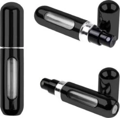 Mini Parfum Flesje | Lipstick Formaat Navulbare Parfum Verstuiver - Zwart -Mode Cosmetica Winkel 1200x1184 14