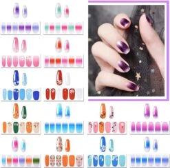 GUAPÀ® Nagelstickers & Nail Wraps - Nail Art - Nagel Folie - Glitter Stickers - Nagelstickers Bloem - Nagellak Stickers - 22 Nail Art Stickervellen -Mode Cosmetica Winkel 1200x1185 4