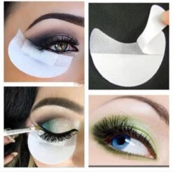 WiseGoods - Premium Oogschaduw Pads - Eye Pads Wimper Extensions - Oog Pads - Eye Patches - Make Up - 10 Stuks -Mode Cosmetica Winkel 1200x1188 9
