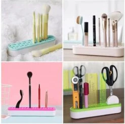 Make Up Organizer - Paars - Make Up Holder - Kwasten Organizer - Make Up Houder - Nagellak/Lipstick Organizer - Lippenstift Houder - Siliconen -Mode Cosmetica Winkel 1200x1191 15