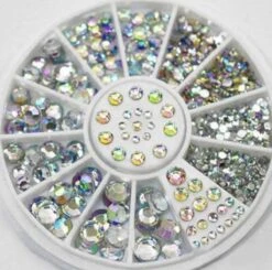 Doosje Rhinestone / Strass Nagel Steentjes - 5 Verschillende Maten Nail Art Diverse Kleuren / Strass Nagel Steentjes / Nagel Diamantjes / Nail Art -Mode Cosmetica Winkel 1200x1191 5