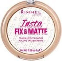 Rimmel London Insta Fix & Matte Make-uppoeder - 01 Clear 39 Rimmel London Insta Fix & Matte Make-uppoeder - 01 Clear -Mode Cosmetica Winkel 1200x1191 7
