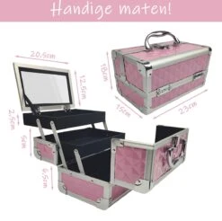 Make Up Koffer Meisjes En Dames Roze - Make Up Organizer Met Spiegel - Cosmetica Koffer - Beautycase Koffer 12 Make Up Koffer Meisjes En Dames Roze - Make Up Organizer Met Spiegel - Cosmetica Koffer - Beautycase Koffer -Mode Cosmetica Winkel 1200x1193 12