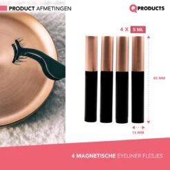 Qproducts Magnetische Wimpers - Nepwimpers - Wimperset Van 10 Wimpers 4 Eyeliners En Pincet - Inclusief Wimper Bewaardoos Met Ingebouwd Spiegeltje - Magneet Wimpers - Magnetic Lashes -Mode Cosmetica Winkel 1200x1193 7