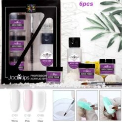 Acrylnagels Set | Nail Art | Liquid MMA Free | Wit, Roze & Transparant 18 Acrylnagels Set | Nail Art | Liquid MMA Free | Wit, Roze & Transparant -Mode Cosmetica Winkel 1200x1198 7