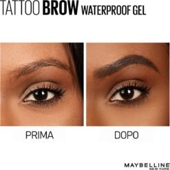 Maybelline Tattoo Brow Waterproof Wenkbrauwgel - 01 Blond -Mode Cosmetica Winkel 1200x1199 1