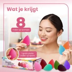 Beauty Blender - Make-up Sponsjes - Spons - 8 Stuks - Zacht & Perfecte Vorm! -Mode Cosmetica Winkel 1200x1199 13