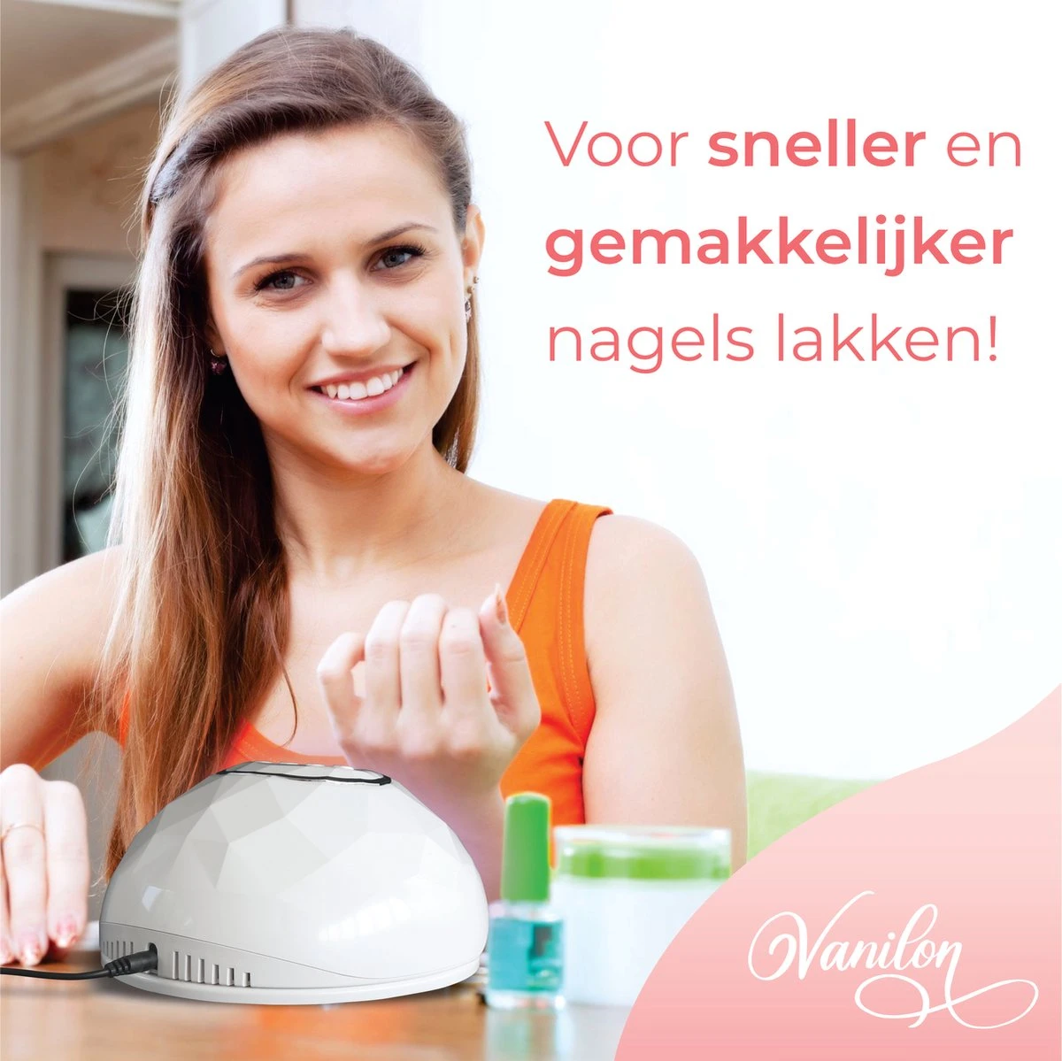 Vanilon UV Lamp Gelnagels - Gellak Nagel Droger - 86W LED - 2,5 Meter Snoer 7 Vanilon UV Lamp Gelnagels - Gellak Nagel Droger - 86W LED - 2,5 Meter Snoer - Afbeelding 7