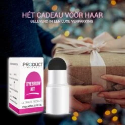 ProductPlanet Premium Wenkbrauw Stempel - Wenkbrauw Sjabloon - Wenkbrauwstempel - Brow Stamp - 10 Sjablonen - Borsteltje - Herbruikbaar - Waterdicht - Cadeau Voor Haar - Zwart -Mode Cosmetica Winkel 1200x1200 1031