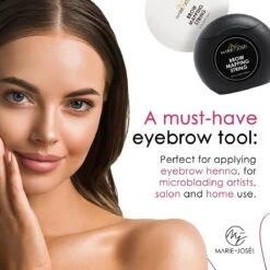 Marie-José & Co Brow Mapping String Set - Zwart & Witte Draad + 10 Vingerbeschermers - Perfect Wenkbrauwen Aftekenen Met Voorgekleurde Draad - Alternatief Voor Wenkbrauwsjablonen -Mode Cosmetica Winkel 1200x1200 1042