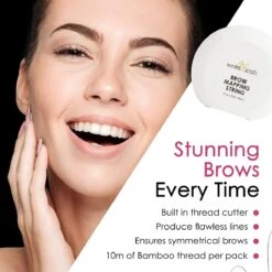 Marie-José & Co - Brow Mapping String - Voor Henna Brows & Microblading - Kleur Draad: Zwart - 1 X 10 M - 50 Toepassingen -Mode Cosmetica Winkel 1200x1200 1049