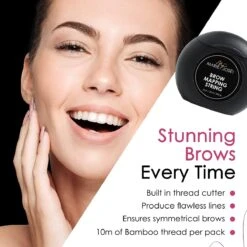 Marie-José & Co - Brow Mapping String - Voor Henna Brows & Microblading - Kleur Draad: Wit - 1 X 10M - Voldoende Voor 50 Toepassingen -Mode Cosmetica Winkel 1200x1200 1056