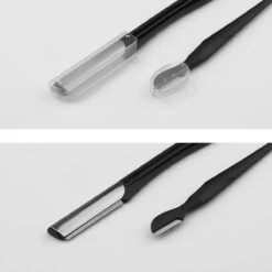 Wenkbrauw Trimmer Set - 8-delig – Met Epileer Pincet, 2x Wenkbrauw Schaartje, 2x Wenkbrauwmesje, Wenkbrauw Borstel, Wenkbrauwpotlood, Spoolie – In Stevige Etui - Zwart -Mode Cosmetica Winkel 1200x1200 1079