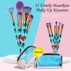 Make Up Kwasten Set - Blauwe Make Up Brush - Oogschaduw - Foundation Kwast - Poeder Kwast - Brush - Make Up - Cosmetica - Kwasten Set – Make Up Tasje - 12 Stuks - Valentijn Cadeautje Voor Haar 12 Make Up Kwasten Set - Blauwe Make Up Brush - Oogschaduw - Foundation Kwast - Poeder Kwast - Brush - Make Up - Cosmetica - Kwasten Set – Make Up Tasje - 12 Stuks - Valentijn Cadeautje Voor Haar -Mode Cosmetica Winkel 1200x1200 1114