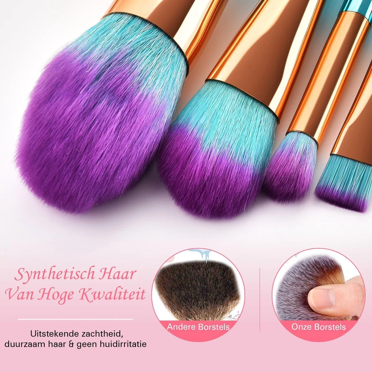 Make Up Kwasten Set - Blauwe Make Up Brush - Oogschaduw - Foundation Kwast - Poeder Kwast - Brush - Make Up - Cosmetica - Kwasten Set – Make Up Tasje - 12 Stuks - Valentijn Cadeautje Voor Haar 7 Make Up Kwasten Set - Blauwe Make Up Brush - Oogschaduw - Foundation Kwast - Poeder Kwast - Brush - Make Up - Cosmetica - Kwasten Set – Make Up Tasje - 12 Stuks - Valentijn Cadeautje Voor Haar - Afbeelding 7
