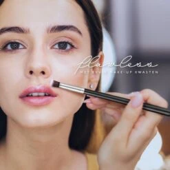 Evvie Set Van 10 Make-up Kwasten Kabuki - Zwart-Zilver -Mode Cosmetica Winkel 1200x1200 1142