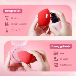 Beauty Blender - Make-up Sponsjes - Spons - 8 Stuks - Zacht & Perfecte Vorm! -Mode Cosmetica Winkel 1200x1200 1161