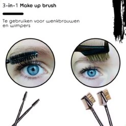 Essire Luxe Wenkbrauw Borstel - Wimperborstel - Wimperkam - 3-in-1 -Mode Cosmetica Winkel 1200x1200 1188