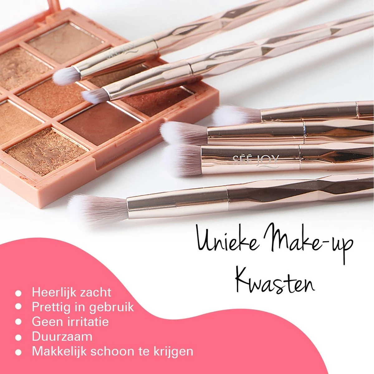 BeauRose Make Up Kwasten Set - Make Up Brush - Oogschaduw - Foundation Kwast - Poeder Kwast - Brush - Make Up - Cosmetica - Kwasten Set – Make Up Tasje - 12 Stuks 2 BeauRose Make Up Kwasten Set - Make Up Brush - Oogschaduw - Foundation Kwast - Poeder Kwast - Brush - Make Up - Cosmetica - Kwasten Set – Make Up Tasje - 12 Stuks - Afbeelding 2