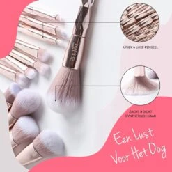 BeauRose Make Up Kwasten Set - Make Up Brush - Oogschaduw - Foundation Kwast - Poeder Kwast - Brush - Make Up - Cosmetica - Kwasten Set – Make Up Tasje - 12 Stuks 13 BeauRose Make Up Kwasten Set - Make Up Brush - Oogschaduw - Foundation Kwast - Poeder Kwast - Brush - Make Up - Cosmetica - Kwasten Set – Make Up Tasje - 12 Stuks -Mode Cosmetica Winkel 1200x1200 1203