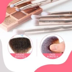 BeauRose Make Up Kwasten Set - Make Up Brush - Oogschaduw - Foundation Kwast - Poeder Kwast - Brush - Make Up - Cosmetica - Kwasten Set – Make Up Tasje - 12 Stuks 15 BeauRose Make Up Kwasten Set - Make Up Brush - Oogschaduw - Foundation Kwast - Poeder Kwast - Brush - Make Up - Cosmetica - Kwasten Set – Make Up Tasje - 12 Stuks -Mode Cosmetica Winkel 1200x1200 1205