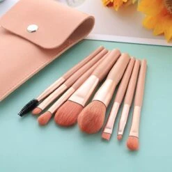 Professionele 8-Delige Make-Up Kwasten Set - Roze - Make-Up Brush Set - Poeder Kwast - Luxe Lederen Opberg Etui - Make Up Reis Etui - Cosmetica -Mode Cosmetica Winkel 1200x1200 1215