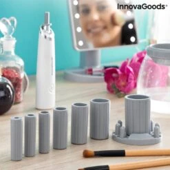 Innovagoods Luxe Make-up Kwastenreiniger - Elektrisch - Reinigen én Drogen - Draadloos - Make-up Borstels Schoonmaken 24 Innovagoods Luxe Make-up Kwastenreiniger - Elektrisch - Reinigen én Drogen - Draadloos - Make-up Borstels Schoonmaken -Mode Cosmetica Winkel 1200x1200 1236
