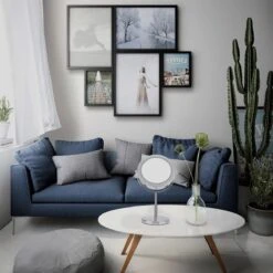 A&K Make Up Spiegel Met Ringverlichting | LED Verlichting | Scheerspiegel - Zilver -Mode Cosmetica Winkel 1200x1200 1332