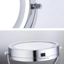 A&K Make Up Spiegel Met Ringverlichting | LED Verlichting | Scheerspiegel - Zilver -Mode Cosmetica Winkel 1200x1200 1333