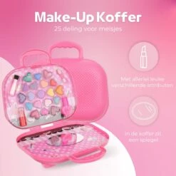 Make Up Koffer 25 Delig - Roze - Make Up Koffer Met Inhoud - Make Up Koffer Meisjes - Make Up Koffer Kinderen - Make Up Set Voor Meisjes -Mode Cosmetica Winkel 1200x1200 1370